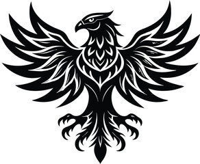 Decorative Eagle Vector Design, Eagle Bird Clipart