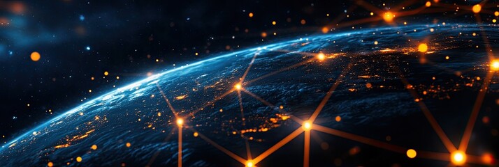Global Network Connecting Earth