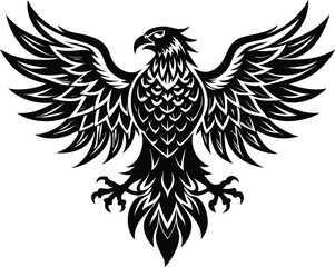 Decorative Eagle Vector Design, Eagle Bird Clipart