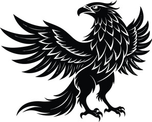 Decorative Eagle Vector Design, Eagle Bird Clipart