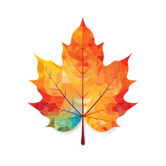 Elegant Fall Leaves Composition with Maple and Oak Branches