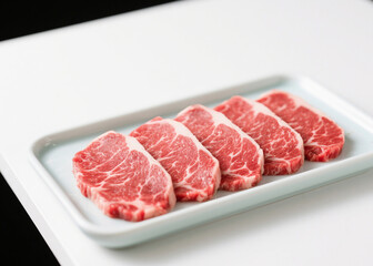 고기 날것 돼지고기 소고기 스테이크 Meat Raw Pork Beef Steak