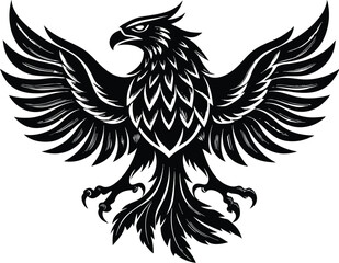 Decorative Eagle Vector Design, Eagle Bird Clipart