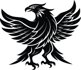 Decorative Eagle Vector Design, Eagle Bird Clipart