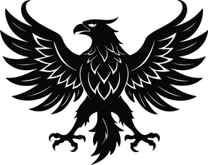 Decorative Eagle Vector Design, Eagle Bird Clipart