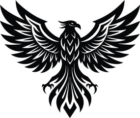 Fototapeta premium Decorative Eagle Vector Design, Eagle Bird Clipart