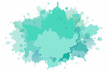 Abstract blue watercolor background illustration of a world map with continents for global travel and business