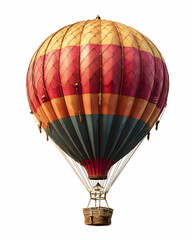 Fototapeta premium A hot air balloon isolated on a isolated