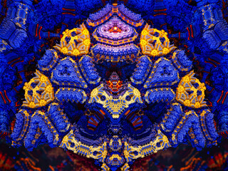 Fractal Background Illustration colorful