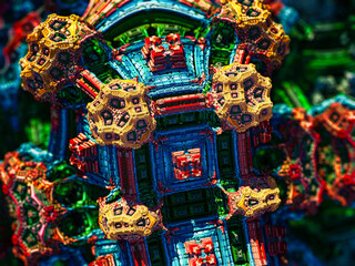 Fractal Background Illustration colorful