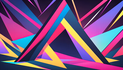 Neon Geometry: A Symphony of Light and Angles