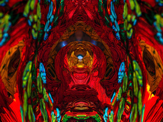 Fractal Background Illustration colorful