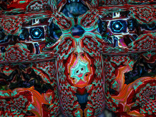 Fractal Background Illustration colorful