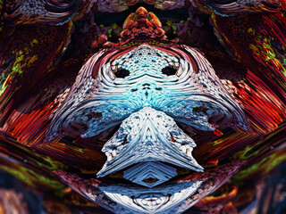 Colorful Abstract Fractal Design