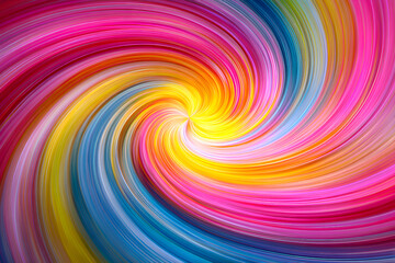 Obraz premium Colorful swirling vortex creating a vibrant abstract background