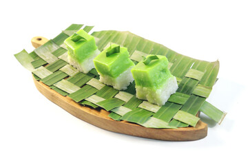 kue talam ketan pandan - indonesian cake