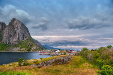 Reine is a fishing village and the administrative center of Moskenes Municipality, Nordland County, Norway, Lofoten Islands