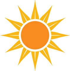 sun, yellow sun vector icon illustration sunbeam, graphic, sunshine, shine, shiny, clip art, ray, heat, sunrise, weather, sunlight, sunny, sunburst, warm, sign, design, silhouette, happy, design 