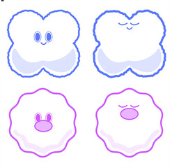 Creative vector assets for branding, promos, posters, and banners — includes cartoon mascots, stickers, and line icons.