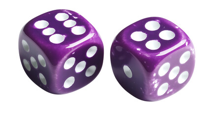 dice isolated on white