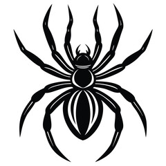 spider vector sihouette