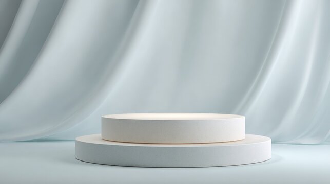 empty stage podium minimalist design