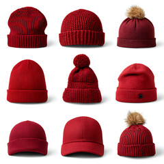 Collection of Red Winter Beanies and Hats Styles and Designs