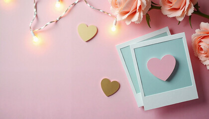 Photo tag with heart sticker (Valentine’s Day)