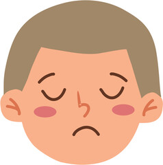 Kids sad expression 