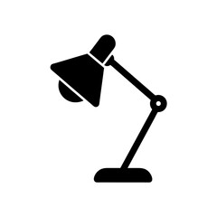 Desk Lamp Silhouette Icon