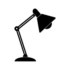 Desk Lamp Silhouette Icon