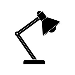 Desk Lamp Silhouette Icon
