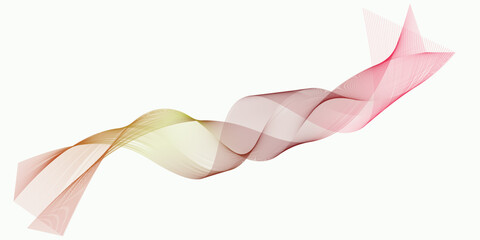 Abstract Green Wave Design for Modern Backgrounds