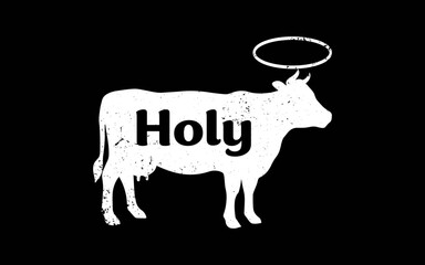 Holy Cow Funny Dairy Farmer Midwest Pride t-shirt quotes svg design
