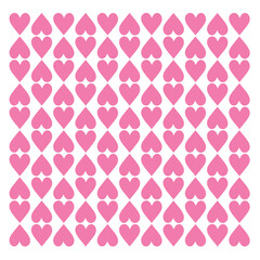 A seamless heart shape pattern design illustrations