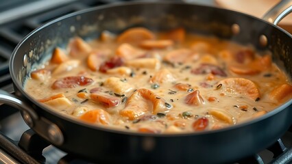 A delicious pan-fried chicken and potato dinner dish
"Generated using Raphael AI (free version with commercial use rights)"