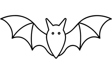 Minimalist Bat Sketch