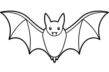 Minimalist Bat Sketch