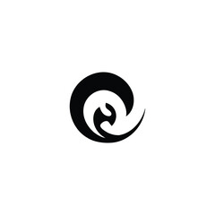 Pangolin Logo. Sleek and Minimalist Animal Design Symbolizing Protection and Sustainability