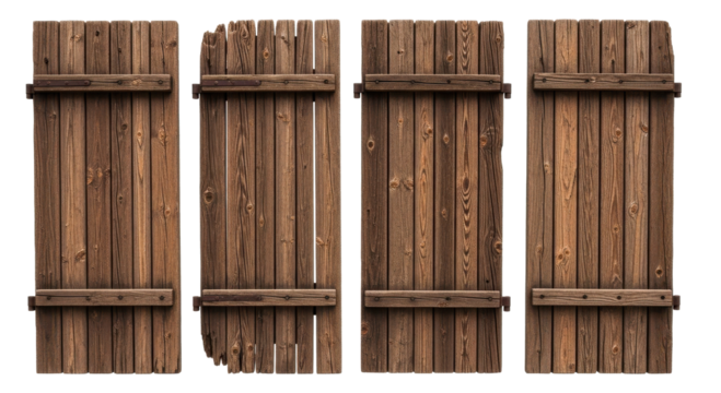 Rustic wooden doors old wood texture background barn door vintage wood planks aged surface material