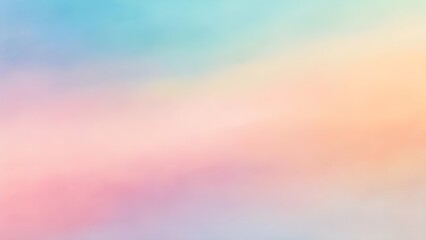 Pastel Rainbow Sky Soft Blurred Background Texture for Design Projects