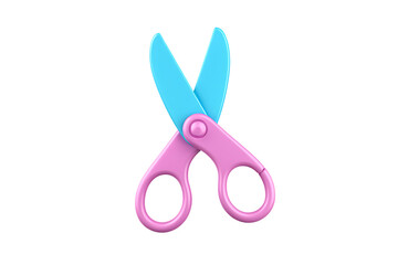 Colorful Pink and Blue Scissors, Childrens Safety Scissors, Craft Scissors, Cutting Tool,  Perfect for Kids Arts and Crafts Projects, School Supplies, and Everyday Use.