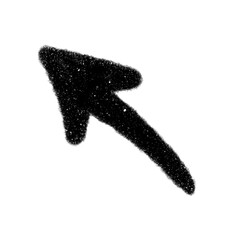 arrow pointer png pencil cartoon stamp brush handwrite design cute and art doodle decoration outline element