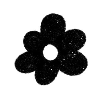 flower png pencil cartoon stamp brush handwrite design cute and art doodle decoration outline element