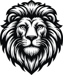 Obraz premium Vector clipart illustration of a Lion