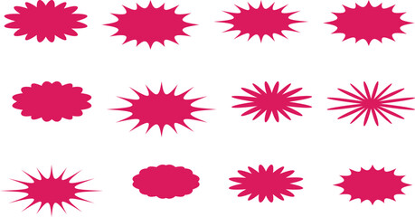 Abstract Shape Set  Modern Geometric and Organic Vector Collection new 2025 trendy unique