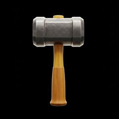 Heavy Duty Wooden Mallet with Metal Head