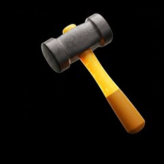 Heavy Duty Wooden Mallet with Metal Head