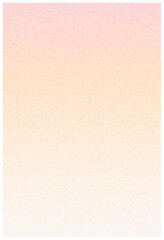 A pastel gradient background that goes from pink to soft peach, overlaid with a fine, colorful grainy texture that adds a subtle retro or movie aesthetic.