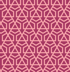 Seamless abstract chevron triangles and hexagons pattern -vector eps8